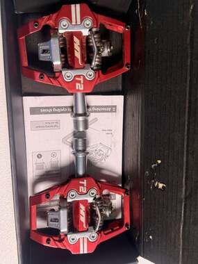 HT Components T2 Enduro Race Clipless Pedals - Red